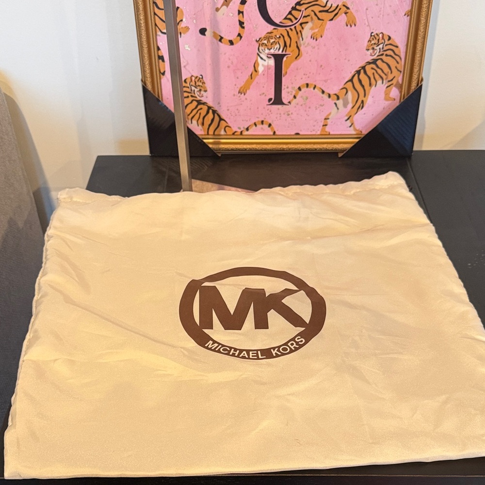 Michael Kors Dark Brown Signature Tote - Picture 11 of 13